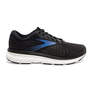 Brooks Dyad 11 Road Running Shoes - Mens, Black/Blue/White | IE-HLY841573